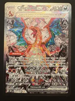 Charizard EX 223/197 Obsidian Flames SIR Near Mint Condition - Image 1