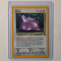 The Pokemon Company Pokemon TCG Ditto 3/62 Fossil Holo Rare Unlimited English - Image 1