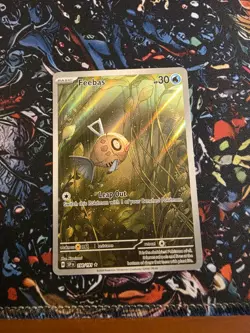 Pokemon TCG Feebas 198/191 Illustration Rare Full Art Holo Surging Sparks - Image 1