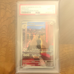 Pokemon SV Shrouded Fable Persian 078/064 Illustration Rare Holo PSA 10 - Image 1