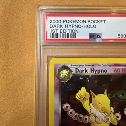 Pokemon Dark Hypno Team Rocket 9/82 Holo Rare 1st Edition PSA 9 English - Image 2