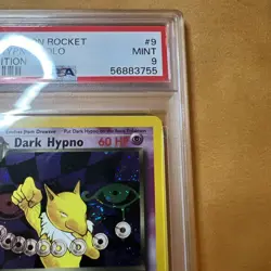 Pokemon Dark Hypno Team Rocket 9/82 Holo Rare 1st Edition PSA 9 English - Image 3