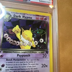 Pokemon Dark Hypno Team Rocket 9/82 Holo Rare 1st Edition PSA 9 English - Image 4