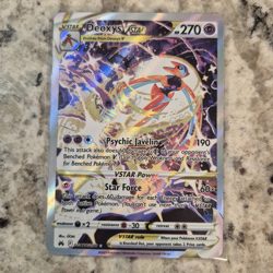 Deoxys VSTAR GG46/GG70 Crown Zenith Galarian Gallery Ultra Rare Holo Full Art - Image 1