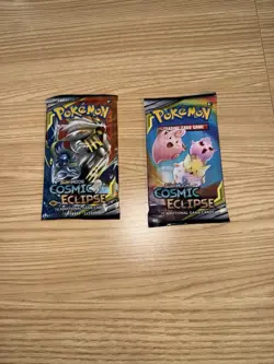2x Cosmic Eclipse Booster Sleeve Sealed Sun N Moon - Image 1