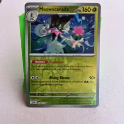 Meowscarada - 018/159 (Cosmos Foil) Pokemon Miscellaneous Cards 018/159 NM - Image 1