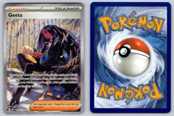 Geeta 226/197 Holo Special Illustration Rare Obsidian Flames Pokemon Near Mint - Image 3