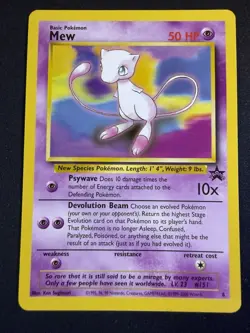 Mew #8 - Black Star Promo - Pokemon TCG - Wizards of The Coast Promo - NM - Image 1