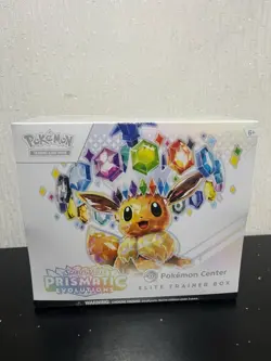 Pokemon TCG Prismatic Evolutions Pokemon Center ETB New and Sealed - Image 1