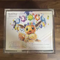 Pokemon TCG: Prismatic Evolutions Pokemon Center ETB - Sealed w/ Acrylic Case - Image 1