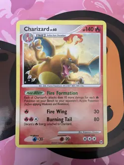 Pokemon TCG - Charizard 1/99 Holo Rare - Platinum Arceus - Swirl - Image 1