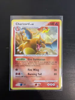 Pokemon TCG Charizard 1/99 Cracked Ice Holo Rare Platinum Arceus - Image 1