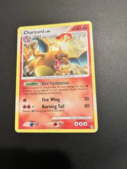 Charizard 1/99 Rare Cracked Ice Holo 140 HP Stage 2 Arceus Pokemon TCG 2009 - Image 1
