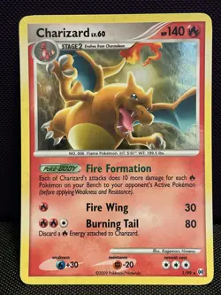 Pokemon TCG Charizard Arceus Holo Card 1/99 Rare NM - Image 1