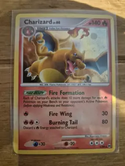 Pokemon TCG Charizard 1/99 Platinum Arceus Holo Rare Card - Image 1