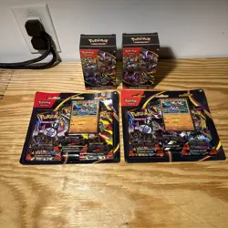 Pokemon TCG Mega Evolution Pitch Black 2 Booster Bundle & 2 Blister Packs Sealed - Image 1