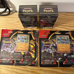Pokemon TCG Mega Evolution Pitch Black 2 Booster Bundle & 2 Blister Packs Sealed - Image 4