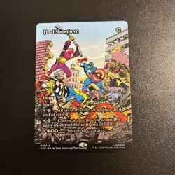 Final Showdown (Borderless) Marvel Universe Eternal-Legal Regular Mtg M/NM - Image 1