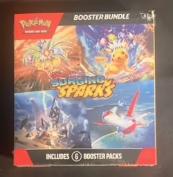 Pokemon TCG Scarlet & Violet Surging Sparks Booster Bundle Sealed Box (6 Packs) - Image 1