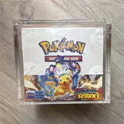 Pokemon Pokemon TCG Scarlet & Violet Surging Sparks Booster Box in acrylic case - Image 1