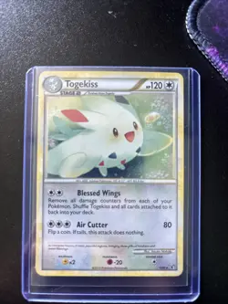 Pokemon TCG Togekiss 9/90 - English Undaunted Holo Raw Card NM-LP - Image 1