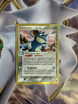 Pokemon Nidoqueen 7/101 - Stamped Reverse Holo EX Dragon Frontiers 2006 - MP - Image 1