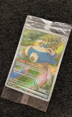 Pokemon Snorlax SV: Scarlet & Violet Promo SVP 051 Holo Pokemon TCG English - Image 1