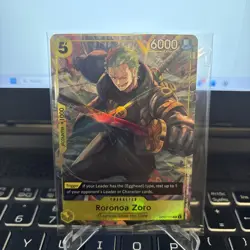 Roronoa Zoro OP07-113 Illustration Box 3 Promo One Piece Card Sealed - Image 1
