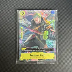 One Piece Card Game Roronoa Zoro OP07-113 Illustration Box Vol.3 Promo Sealed - Image 1