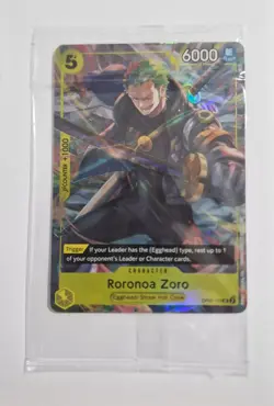 SEALED!! One Piece- Roronoa Zoro (OP07-113) Illustration Box Vol. 3 Promo Card - Image 1