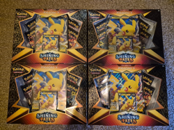 Pokemon Shining Fates Pikachu V Box Factory Sealed PIKACHU V x4 - Image 1