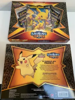Pokemon - Shining Fates Pikachu V Box - BNIH - Sealed - Free P&P - Image 1