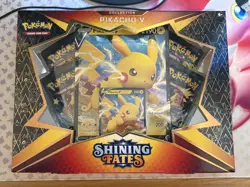 Pokemon - Shining Fates Pikachu V Box - Brand New & Sealed - Image 1