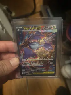 Mega Latias EX Pokemon Card 280 HP Holofoil Rare Mega Evolutions. - Image 1