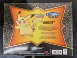 Pokemon Shining Fates Pikachu V Collection Box Sealed 4 Booster Packs - Image 2