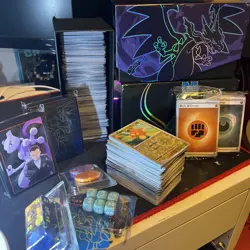 Huge modern Pokemon TCG Bundle With Bulk/holos/ETB Boxes/dice/sleeves/energys - Image 1