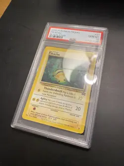 POKEMON CARD PIKACHU BLACK STAR PROMO #27 GRADED PSA 10 GEM MINT VINTAGE WOTC - Image 2