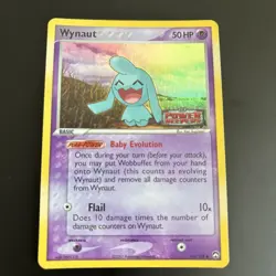Pokemon TCG Wynaut 70/108 Holo Power Keepers Stamped LP - Image 1