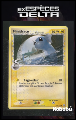 Carte Pokemon Minidraco 66/113 Ex Especes Delta Bloc EX FR - Image 1