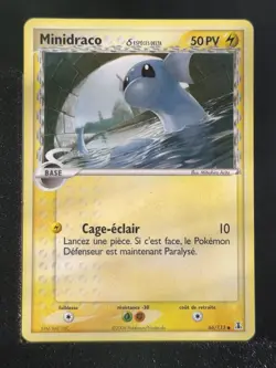 Carte Pokemon Minidraco 66/113 Ex Especes Delta Bloc EX FR - Image 2