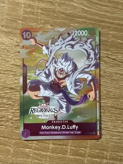 Monkey D Luffy P-041 - Offline Regionals Promo - NM/M - One Piece TCG - Image 1