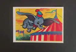 1976 Disney Reyuaca Series #3 Dumbo NM Card - Image 1