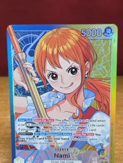 Nami (041) (Alternate Art) OP11-041 A Fist of Divine Speed Foil NM - Image 3