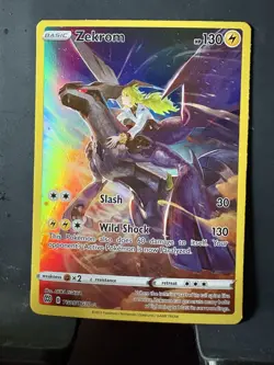 Pokemon TCG Zekrom Brilliant Stars TG Holo Ultra Rare TG05/TG30 130 HP EN - Image 1