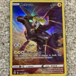 Pokemon Zekrom TG05/TG30 Ultra Rare Holo Brilliant Stars Trainer 130 HP - Image 1