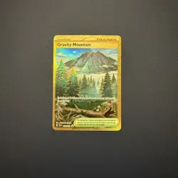 Pokemon Card 250/191 Gravity Mountain Surging Sparks Gold Hyper Rare Near Mint - Image 1