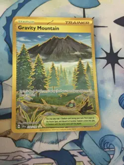 Pokemon Card 250/191 Gravity Mountain Surging Sparks Gold Hyper Rare Near Mint - Image 1