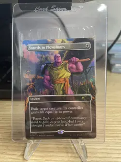 Swords to Plowshares (Borderless) (PSA Magazine Insert) Media Promos Foil MTG - Image 1