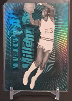 2023 METAL UNIVERSE CHAMPIONS ALL MILLENNIUM AQUA MICHAEL JORDAN # 101 - Image 1