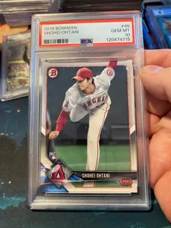 2018 Bowman Shohei Ohtani PSA 10 - Image 1